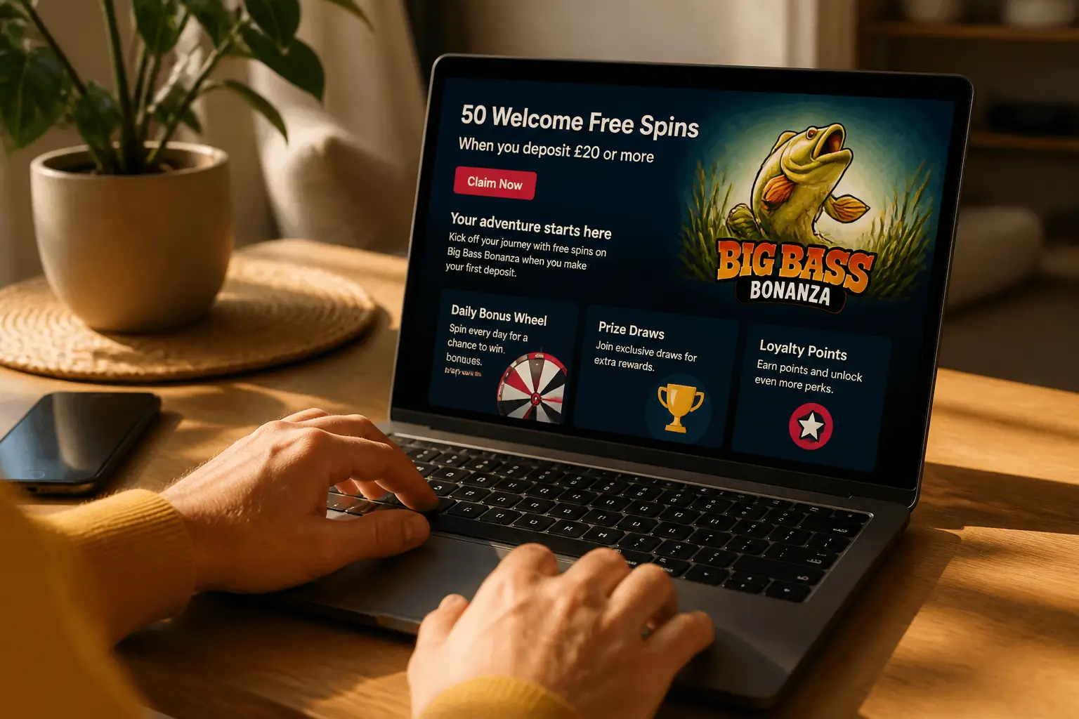 Spinland Bonus Offers and Free Spins visual guide for Spinland Casino