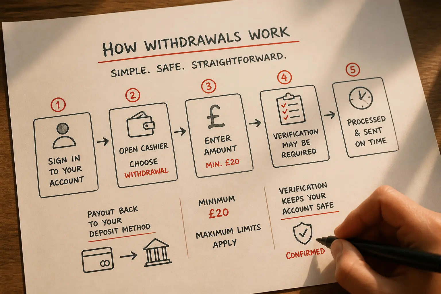 Spinland Casino Withdrawal Time Explained visual guide for Spinland Casino